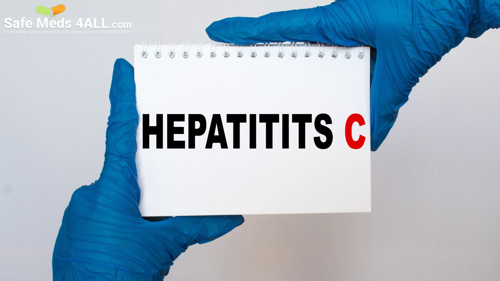 A image with Hepatitis C mentioned on a grey background.