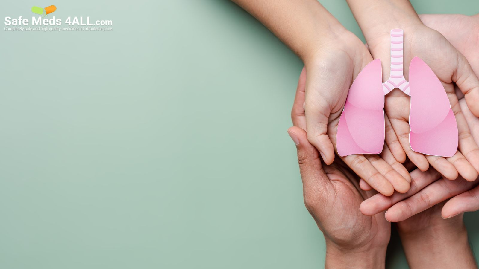 A pictorial representation of lung care.