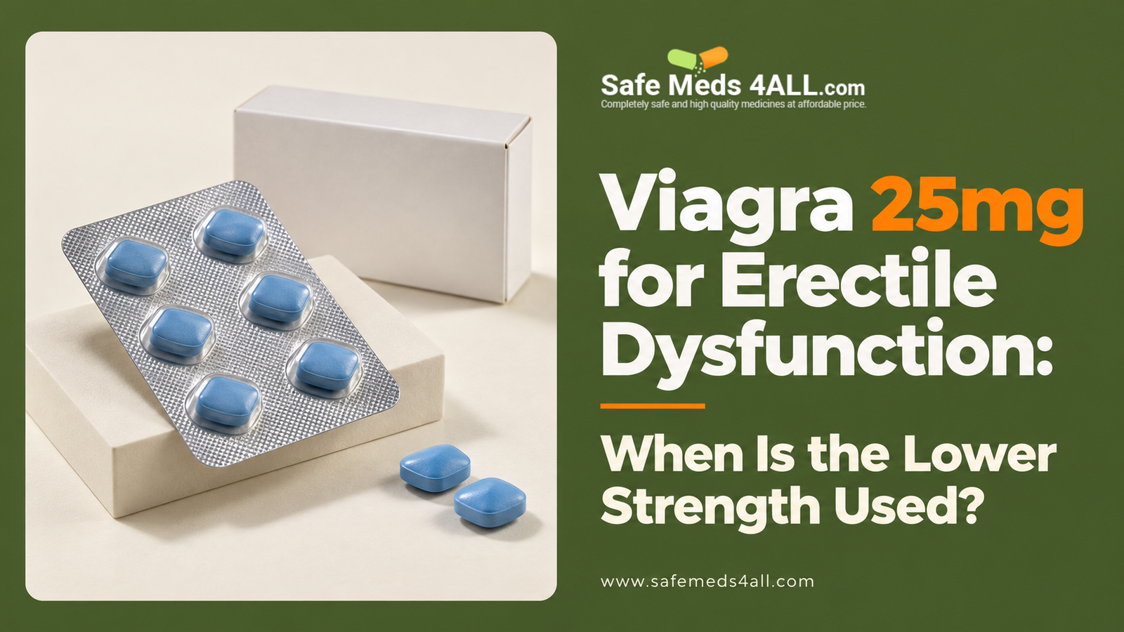 Viagra 25mg for Erectile Dysfunction