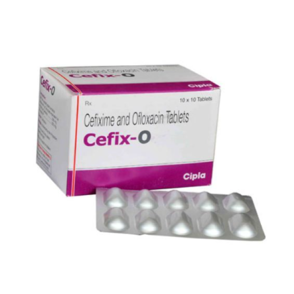 Cefixime (200mg) + Ofloxacin (200mg) Generic Tablets