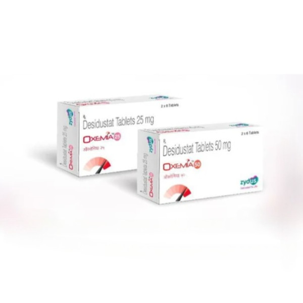 Boxes of Desidustat (50mg) Tablets