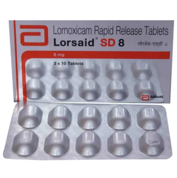 Lornoxicam 8mg Generic Tablets