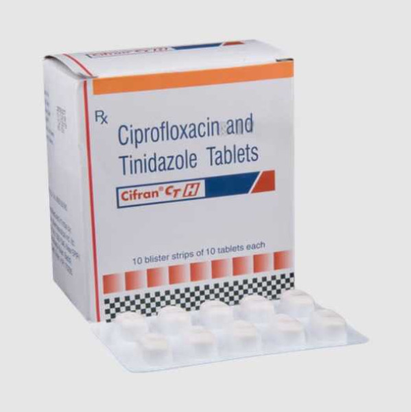 Ciprofloxacin 250mg + Tinidazole 300mg Generic Tablets