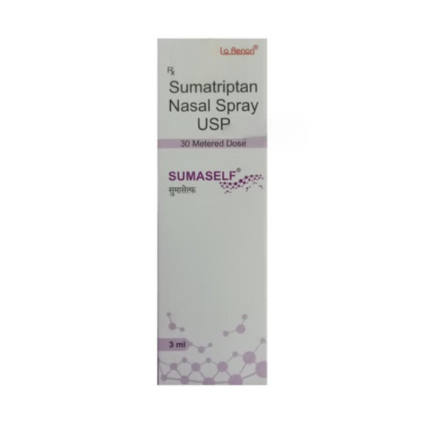 A pack of Generic Imitrex 20% Nasal Spray
