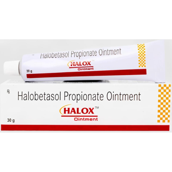 A pack and a tube of Ultravate Generic (0.05%) Ointment