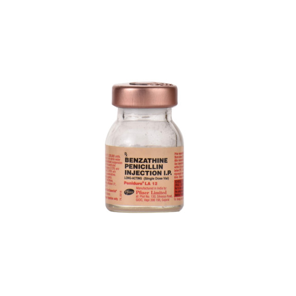 A vial of Bicillin LA (1200000IU) generic Injection