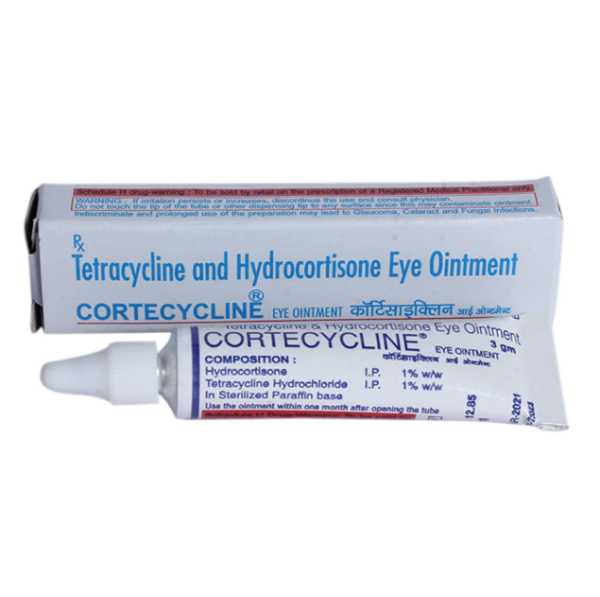 Cortecyclin 1/1 Percent (3gm) Generic Eye Ointment Tube