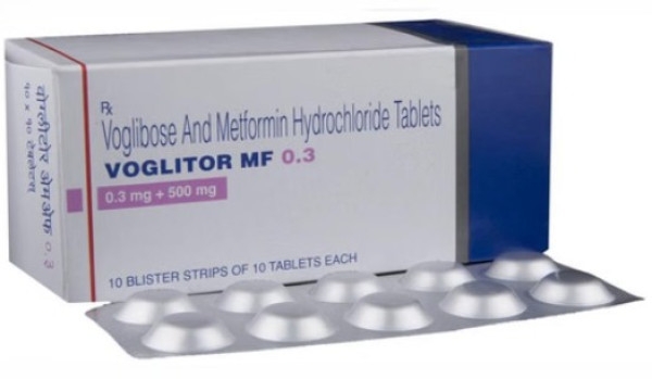 Metformin (500mg) + Voglibose (0.3mg) Generic Tablets