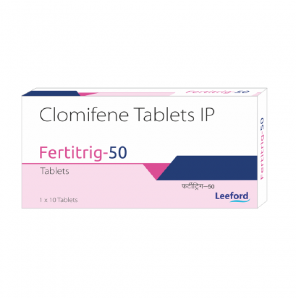 A box and a blister of generic Clomid 50mg tablet - clomiphene citrate