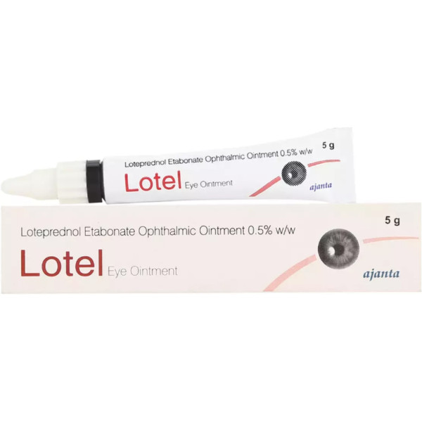 A box and a tube of Loteprednol etabonate (0.5%) Eye Ointment