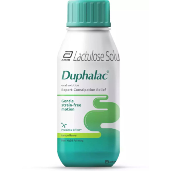 A bottle of Lactulose (3.335gm/5ml) Solution
