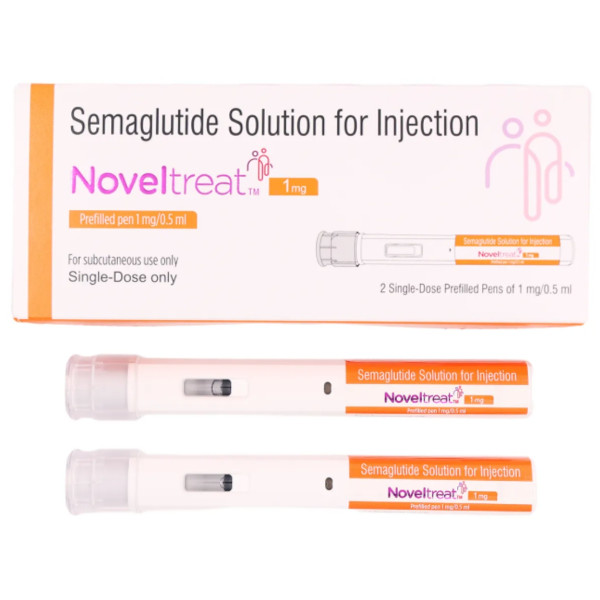 A pack and 2 prefilled Generic Semaglutide (1mg/0.5ml)