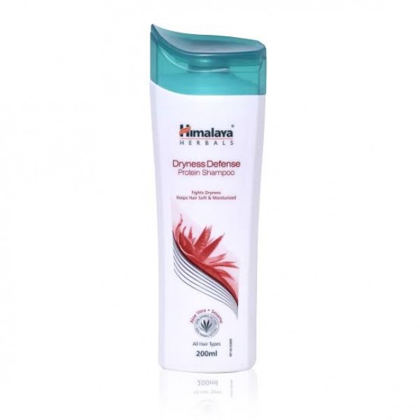 A bottle of Himalaya Dryness Defense Protein Shampoo Bottle 200 ml