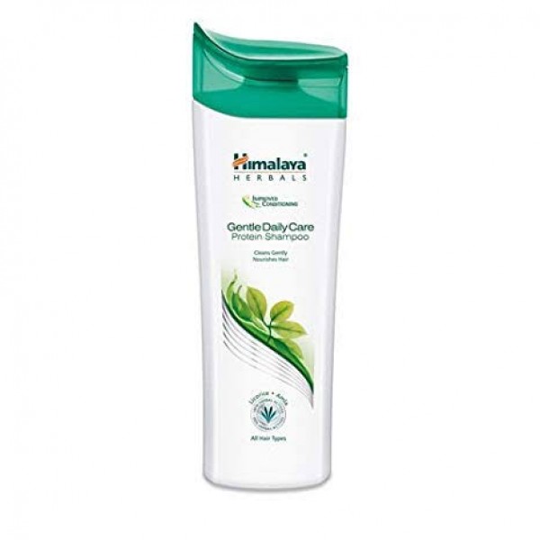 A bottle of Himalaya Gentle Daily Care Protein Shampoo Bottle 200 ml