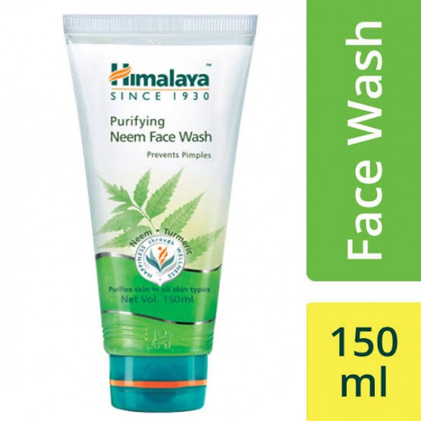 A tube of Himalaya Purifying Neem Face Wash 150 ml