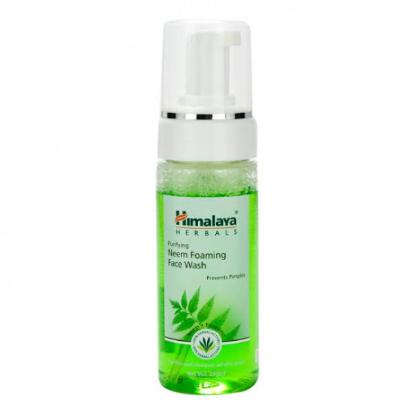 A bottle of Himalaya Purifying Neem Foaming Face Wash 50 ml