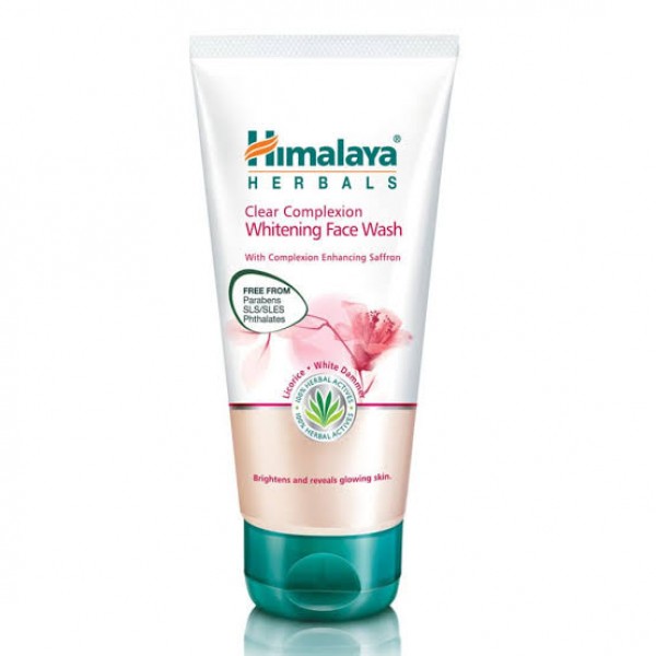 A tube of Himalaya Clear Complexion Whitening Face Wash 50 ml