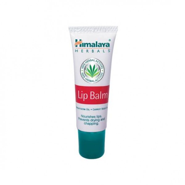 A tube of Himalaya Lip Balm 10 gm