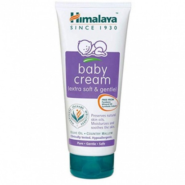 A tube of Himalaya Extra Soft & Gentle Baby Cream 