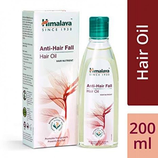 A box and a bottle of Himalaya Anti-Hair Fall Oil 200 ml