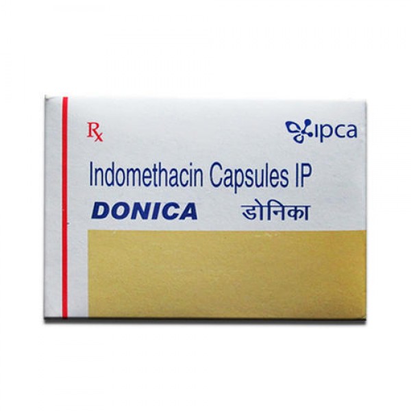 Box of Indocin 25 mg generic Capsule - Indomethacin