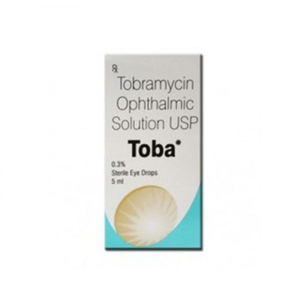 A box of Tobrasol 0.3 Percent 5 ml Generic eye drops - Tobramycin
