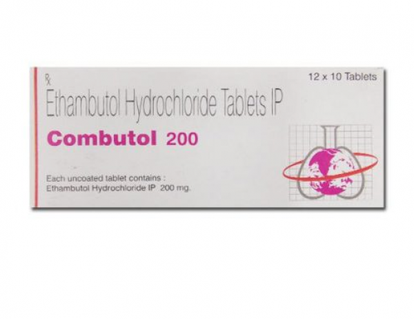 A box of Ethambutol 200 Tablets