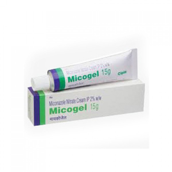 A box and a tube of of generic Miconazole 2 % Cream 15 gm