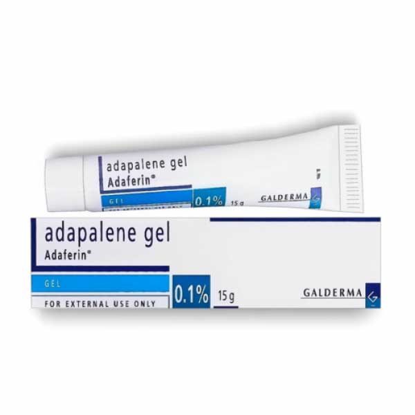 A box and a tube of generic Adapalene 0.1% of 15gm