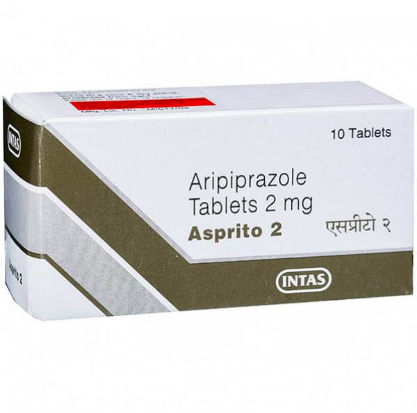 A box of Aripiprazole 2mg Generic Tablets