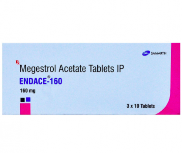 A box of Megestrol 160mg Generic Tablets