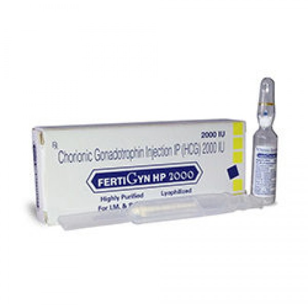 Box of generic HCG 2000IU  - FERTIGYN