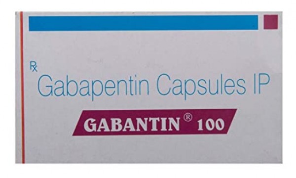 A box of generic Neurontin 100mg capsules - Gabapentin