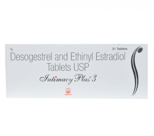 A box of Ethinyl Estradiol (0.03mg) + Desogestrel (0.15mg) Generic Tablets