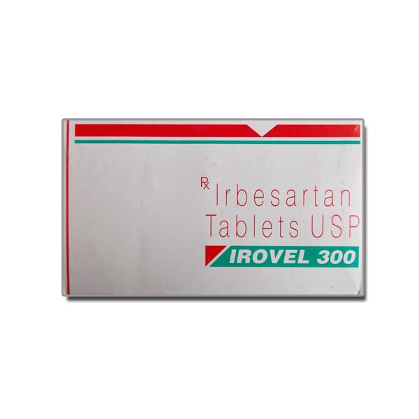 A box of generic Irbesartan 300mg tablets