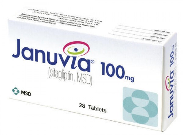 Box of generic Sitagliptin 100 mg Tablets