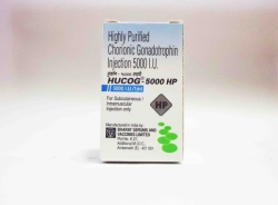 A box of Hucog 5000 iu / ml Injection - HCG