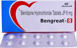 Benidipine 8mg Generic Tablets