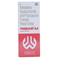 A pack of generic Fluticasone Furoate (27.5mcg) + Azelastine (140mcg) Nasal Spray