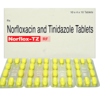 Norfloxacin (400mg) + Tinidazole (600mg) Generic Tablets