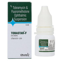 Tobramycin (0.3) + Fluorometholone (0.1) Percent (5ml) Generic Eye Drop Bottle  