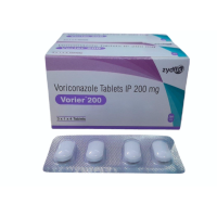 A box of Voriconazole 200mg Generic Tablets