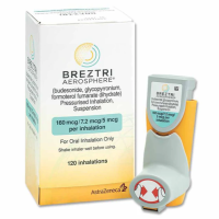 A pack and Breztri Aerosphere Inhaler 160mcg / 7.2mcg / 5mcg - 120 Doses