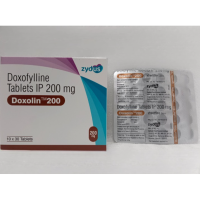 A box and a strip of Generic Doxolin Tabs