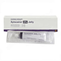 A pack and a tube of generic Xylocaine (2%) Jelly