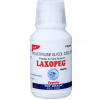 A bottle of Generic Polyethylene Glycol (3350) Powder