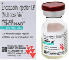 A pack and a vial of Generic Lovenox (300mg/3ml) Injection