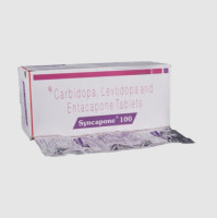A box and a strip of Stalevo Generic 100  Pills