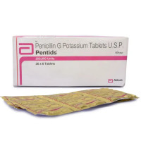 A box and a strip of Generic Pfizerpen (200000IU) Generic Tablets