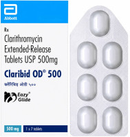 A pack and a strip of Biaxin XL 500mg Generic Tablet (Extended-Release)